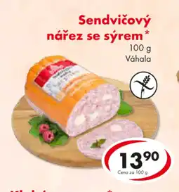 CBA Sendvičový nářez se sýrem nabídka