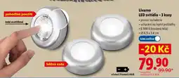 Lidl Livarno LED svítidlo – 3 kusy nabídka