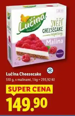 Lidl Lučina Cheesecake nabídka