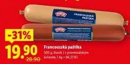 Lidl Francouzská paštika nabídka
