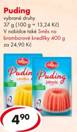 CBA Puding nabídka