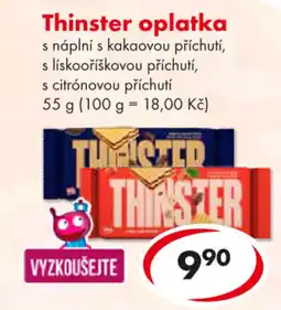 CBA Thinster oplatka nabídka