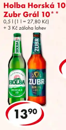 CBA Holba Horská 10* Zubr Grál 10* nabídka