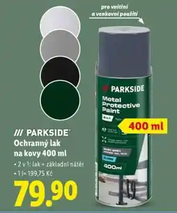 Lidl PARKSIDE Ochranný lak na kovy 400 ml nabídka
