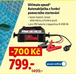 Lidl Ultimate Speed AUTONABÍJEČKA S FUNKCÍ POMOCNÉHO STARTOVÁNÍ nabídka
