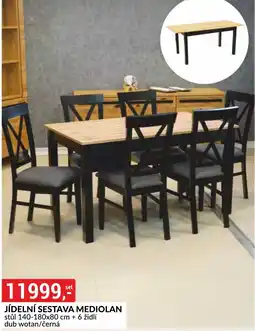 Baumax Jídelní sestava mediolan nabídka