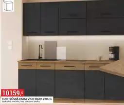 Baumax Kuchyňská linka vigo dark nabídka
