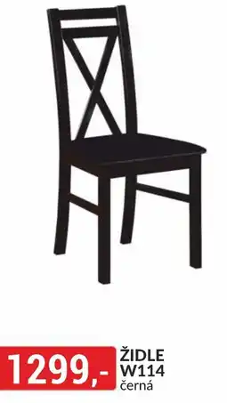 Baumax Židle W114 černá nabídka