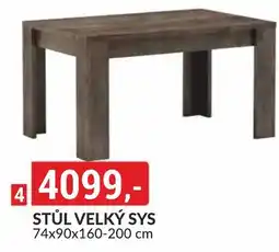 Baumax Stůl velký sys nabídka