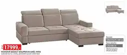 Baumax Rohová sedací souprava axel mini nabídka