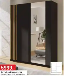 Baumax Šatní skříň daster nabídka