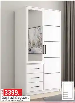 Baumax Šatní skříň bollate nabídka