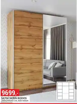 Baumax Šatní skříň rodos nabídka