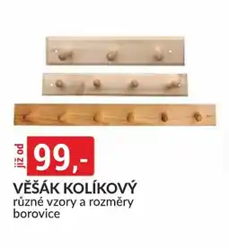 Baumax Věšák kolíkový nabídka