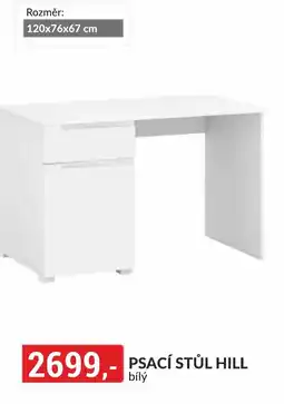 Baumax Psací stůl hill nabídka
