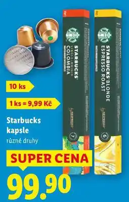 Lidl Starbucks kapsle, 10 ks nabídka