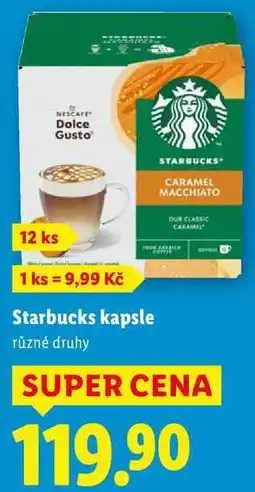 Lidl Starbucks kapsle, 12 ks nabídka