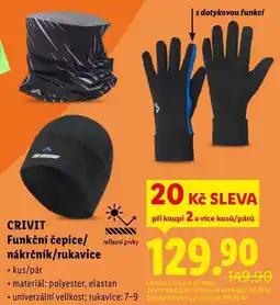 Lidl Funkční čepice/nákrčník/rukavice nabídka