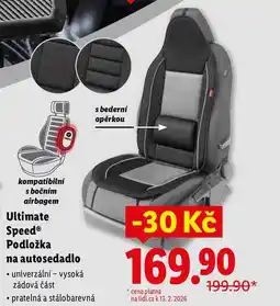 Lidl Ultimate Speed Podložka na autosedadlo nabídka