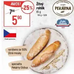Globus Žitný rohlik nabídka