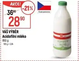 Globus VÁŠ VÝBĚR Acidofilní mléko nabídka