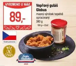Globus Vepřový guláš Globus nabídka