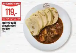 Globus Vepřový guláš s houskovými knedlíky nabídka