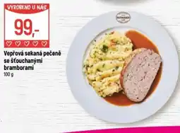 Globus Vepřová sekaná pečeně se šťouchanými bramborami nabídka
