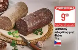 Globus Jaternicový nebo jelitový prejt Globus nabídka