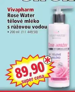 Norma Vivapharm Rose Water tělové mléko s růžovou vodou nabídka