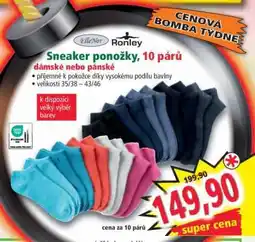 Norma Sneaker ponožky, 10 párů nabídka