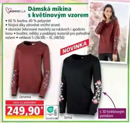 Norma Dámská mikina s květinovým vzorem nabídka