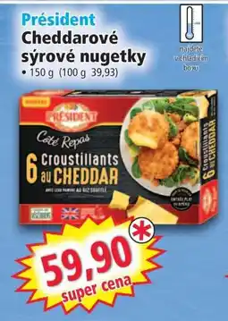 Norma Président Cheddarové sýrové nuggetky nabídka