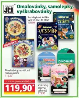 Norma Omalovánky se svítícími samolepkami nabídka