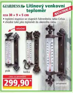 Norma Litinový venkovní teploměr nabídka