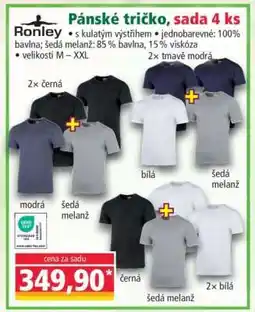 Norma Pánské tričko, sada 4 ks nabídka