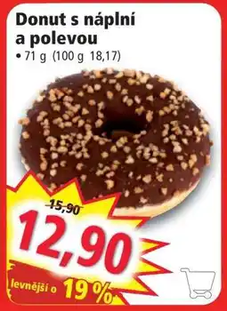Norma Donut s náplní a polevou nabídka