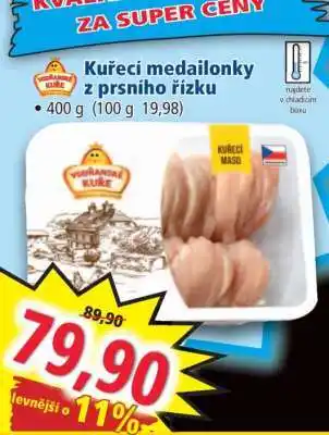 Kuřecí medailonky z prsního řízku