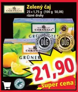 Norma Zelený čaj nabídka