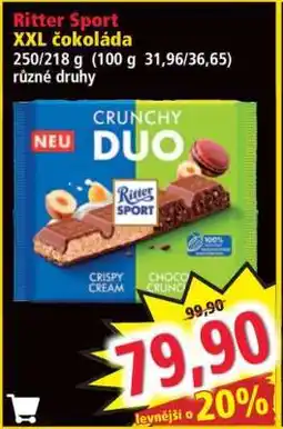 Norma Ritter Sport XXL čokoláda nabídka