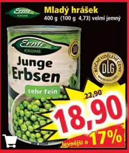 Norma Mladý hrášek nabídka