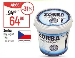 Globus Zorba bílý jogurt 1 kg nabídka