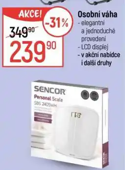 Globus Osobní váha SENCOR SBS 2405WH nabídka