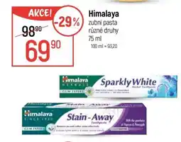 Globus Himalaya zubní pasta různé druhy 75 ml nabídka
