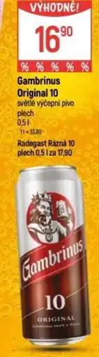 Globus Gambrinus Original 10 nabídka