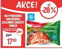 Globus Na vybranou mraženou zeleninu značky Vinica nabídka