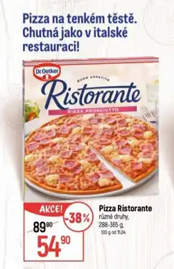 Globus Dr. Oetker Pizza Ristorante nabídka