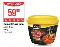 Globus Hamé Hotové jídlo nabídka