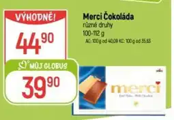 Globus Merci Čokoláda nabídka