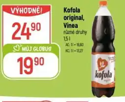 Globus Kofola original, Vinea nabídka